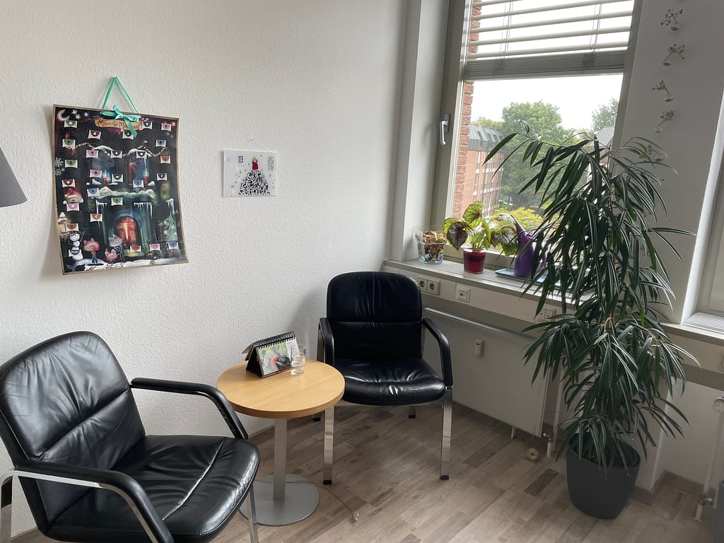 Wartezimmer Praxis für Psychotherapie